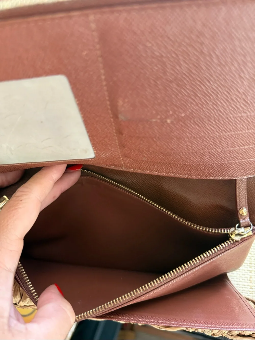 Louis Vuitton Brown Monogram Zip Around Wallet LV Insolite XL organizer wallet